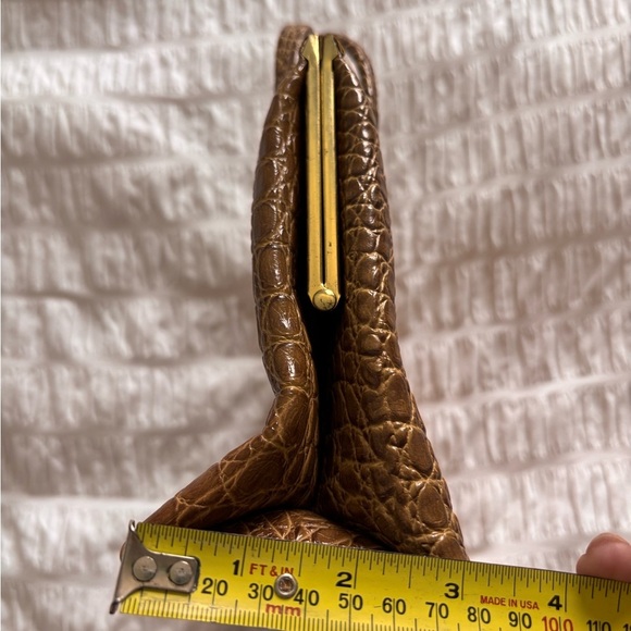 Vintage Rieke Satchel with Faux Crocodile Embossing - Picture 12 of 12